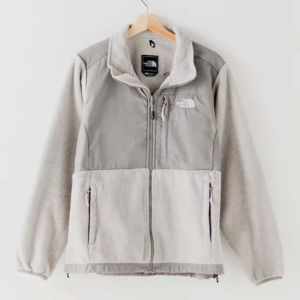 North Face Grey Fleece Jacket, Small